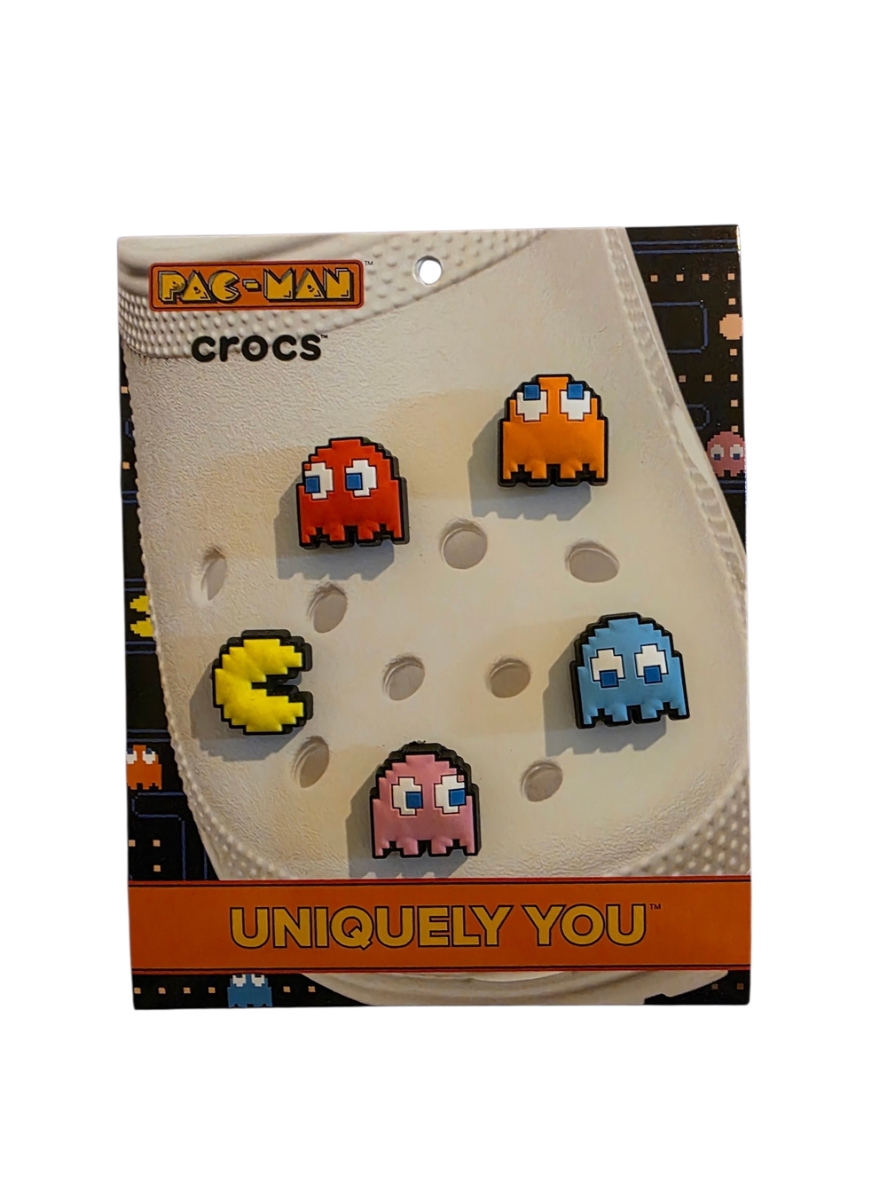 CROCS Pac-Man Jibbitz Charms Set, 5-Pack (NWT)